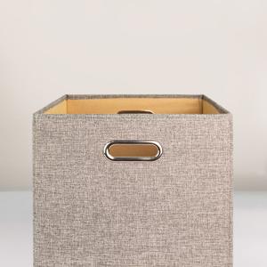 Коробки для хранения с ДВП каркасом оптом от производителя