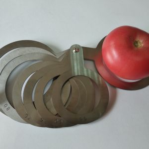 Калибратор веерный ручной 55-90 мм (нержавеющая сталь). Для фруктов и овощей