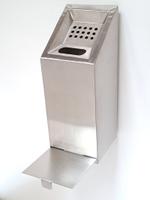 Пепельница 3 DR do настенная 10*10*26 см С выдвигающимся дном 1шт 2134298447002