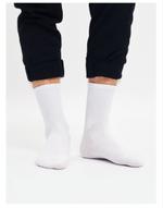 Носки однотонные со спортивной резинкой для сублимации