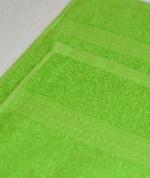 Полотенце махровое с бордюром 50*90 Ituma салатовый 018