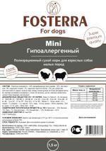 Гипоаллергенный корм для собак мелких пород Fosterra 1.5 кг с Ягненком 4676316272781