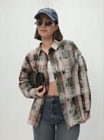 Рубашка клетка оверсайз Uniqbiz