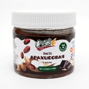 Арахисовая паста Organicbar с какао 300г