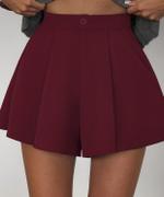 Юбка-шорты (бордо)