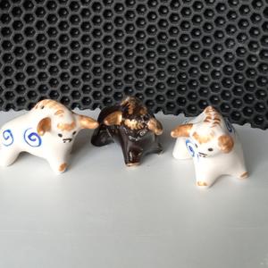 Бычок ёлочная игрушка 4 см