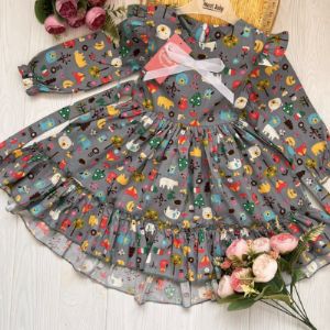 платье из хлопка 3 расцветки, размерный ряд 28-34