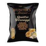 Чипсы картофельные Hunter's Gourmet Quattro Formaggi (Четыре Сыра) 125гр пакет 733603098777