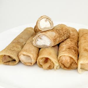 Блины с творогом