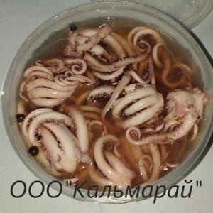 Щупальца кальмара в маринаде классические