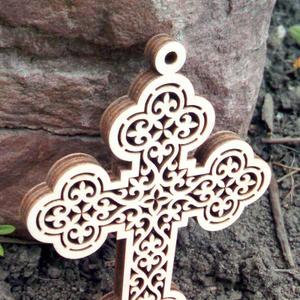 Двухсторонний Крест размер 9,7*7 см.Авторские изделия.