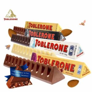 Шоколад Toblerone молочный с медово-миндальной нугой, 100 г. (Mondelez Швейцария)