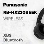 Panasonic RB-HX220BEEK — стильные Bluetooth-наушники для работы и отдыха