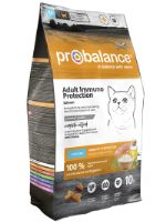 Сухой корм для кошек ProBalance Immuno, защита иммунитета, с лососем, 10 кг 50 PB 174