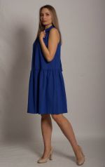 Платье — сарафан (синее)