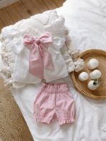 Детский Комплект сатин блузка и шорты Babyboomsiki летний