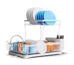 Сушилка для посуды 44 см х 31 см х 33 см. Белая