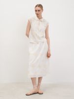 Молочная юбка с вышивкой VIRELE 2010/53026/2670/тк2141