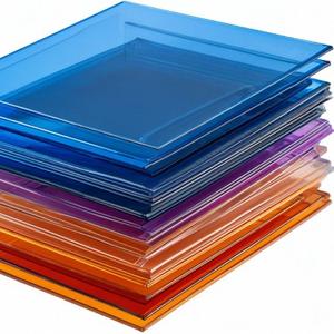 Монолитный поликарбонат 1 мм, 1250x2050 Оптимальный, цветной