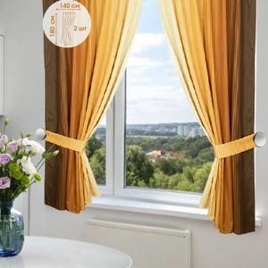 Представляем вам стильные короткие шторы ГАЛАНТ, которые станут идеальным дополнением к вашей кухне! Этот комплект из двух штор из прочного и практичного репса, выполненных в классическом стиле, создаст уютную атмосферу в вашем доме. Длина штор 180 см идеально подходит для кухонных окон. Шторы ГАЛАНТ не только украсят ваш интерьер, но и обеспечат комфортный уровень освещения, защищая от яркого солнца. Благодаря антикоготь эффекту, шторы сохранят свой безупречный вид даже при активном использовании. В комплект входят два подхвата, которые позволят вам красиво драпировать шторы и регулировать уровень естественного света в помещении. Эти шторы легко стираются и быстро сохнут, что делает их очень удобными в уходе. Создайте уютную и стильную атмосферу на вашей кухне с шторами ГАЛАНТ!