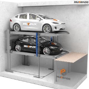 Автомобильный подъемник с приямком, подземный парковочный лифт
