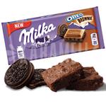 Шоколад Milka & Oreo Brownie 100гр (плитка)