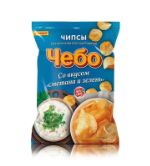 Чипсы "Чебо" со вкусом Сметаны и зелени