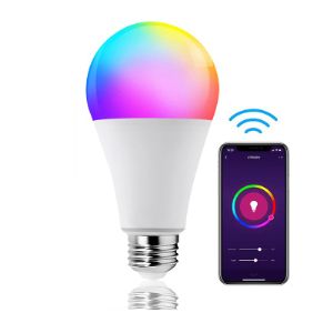 Умная светодиодная лампа. Управление Android I IOS, Wi-fi, Smart home приложения. Более 16 млн цветов. True tone