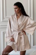 0450-NB КРЕМОВЫЙ ХАЛАТ