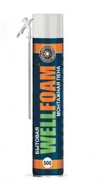 Пена полиуретановая монтажная бытовая WELLFOAM 500 WELLFOAM WF500B