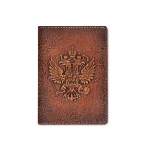 Обложка для паспорта, натуральная кожа.
