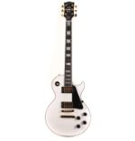 Новая электрогитара GIBSON Les Paul Custom Alpine White LPC-AWGH1E