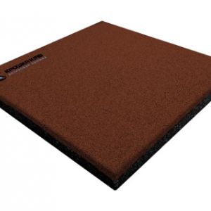 Резиновая плитка 500х500х30мм, коричневая