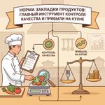 Норма закладки продуктов: главный инструмент контроля качества и прибыли на кухне