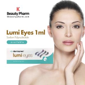 Dermaren lumi eyes - это премиальный филлер на основе полинуклеотидов животного происхождения (PDRN), улучшающий состояние поврежденной кожи с помощью регенерирующего клеточного материала - очищенный ДНК молок лососевых рыб.
