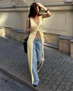 Летний Кардиган вязаный 091702964968