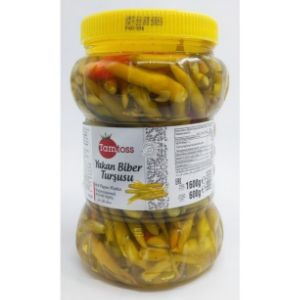TAMTOS / 1600гр / Маринованные острые перцы Якан (Yakan) (600гр/1600гр) / 9 шт в коробке