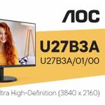 AOC U27B3A доступный монитор 4K для бизнеса оптом