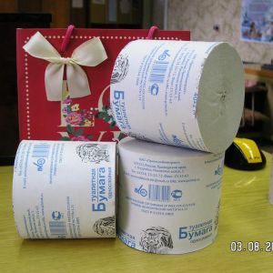 Туалетная бумага. Туалетная бумага из макулатуры, однослойная, 40 м, без втулки, в ящие 60 шт. рулончиков.