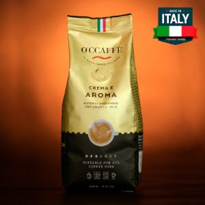 O&#39;CCAFFE кофе зерновой Creme E Aroma. Состав: 100% Арабика. 250 гр.