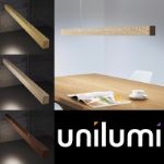 Unilumi — светильники из натурального дерева дуба