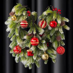 Лиана новогодняя гирлянда хвойная 190 см
