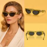 Солнцезащитные очки Burberry Heritage Luxe Cat-Eye — Olive Gold Edition