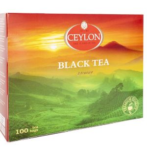 Чай черный байховый Цейлон CEYLON &#34;Премьер&#34; с/я 1,5г*100п к/к  1/36