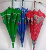 Детский зонт-трость полуавтомат со свистком, цвета: микс 969290067