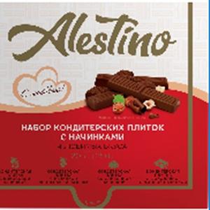Набор кондитерских плиток "ALESTINO"250г
код товара Набор кондитерских плиток "ALESTINO"250г