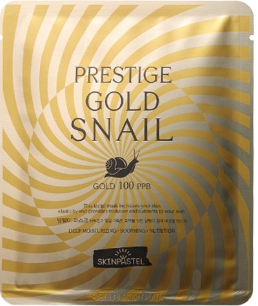 Premium gold snail. Prestige Gold Snail маска. Prestige Gold Snail Mask SKINPASTEL. Маска Dabo Snail Gold. SKINPASTEL x5.