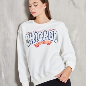 Sweatshirt winter group. 30/70/10 fleece .not brushed. Panch Embrodery + print.