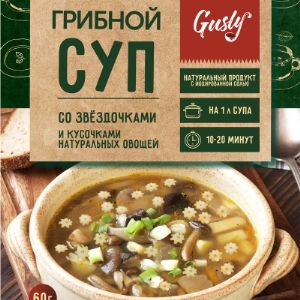 Производитель супов  фабрика приправ и специй &#34;Гусли&#34; вес 60 грамм.
Приглашаем к сотрудничеству оптовиков и дистрибьюторов.