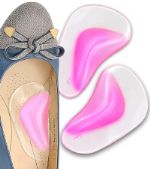 Супинаторы гелевые ортопедические полустельки от плоскостопия / вкладыши в обувь силиконовые стельки DUOPLANTA BRH06